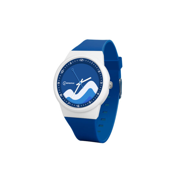 Blue Watch Stainless Steel Bottom Cover Watch - Image 8
