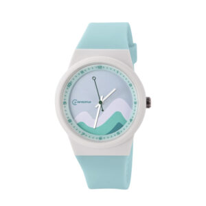 Skyblue Minimalist Sport Quartz Watch for Girls – Waterproof & Soft PU Strap | 2-Year Battery Life