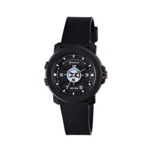 Black Sport Watch for Women – Shock Resistant & Waterproof | 2-year battery life.